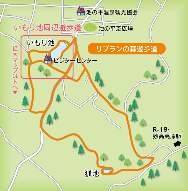 池の平温泉観光協会 妙高高原 リブランの森遊歩道